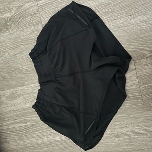 Lululemon Black High-Waisted Hotty Hot Shorts